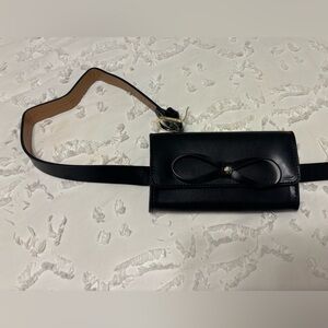 Kate Spade Black Leather Belt Bag